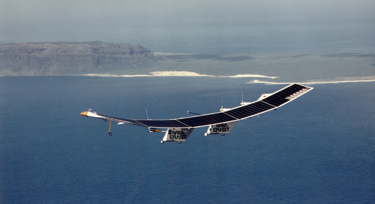 High-altitude Pseudo Satellite image powered by high energy density batteries.